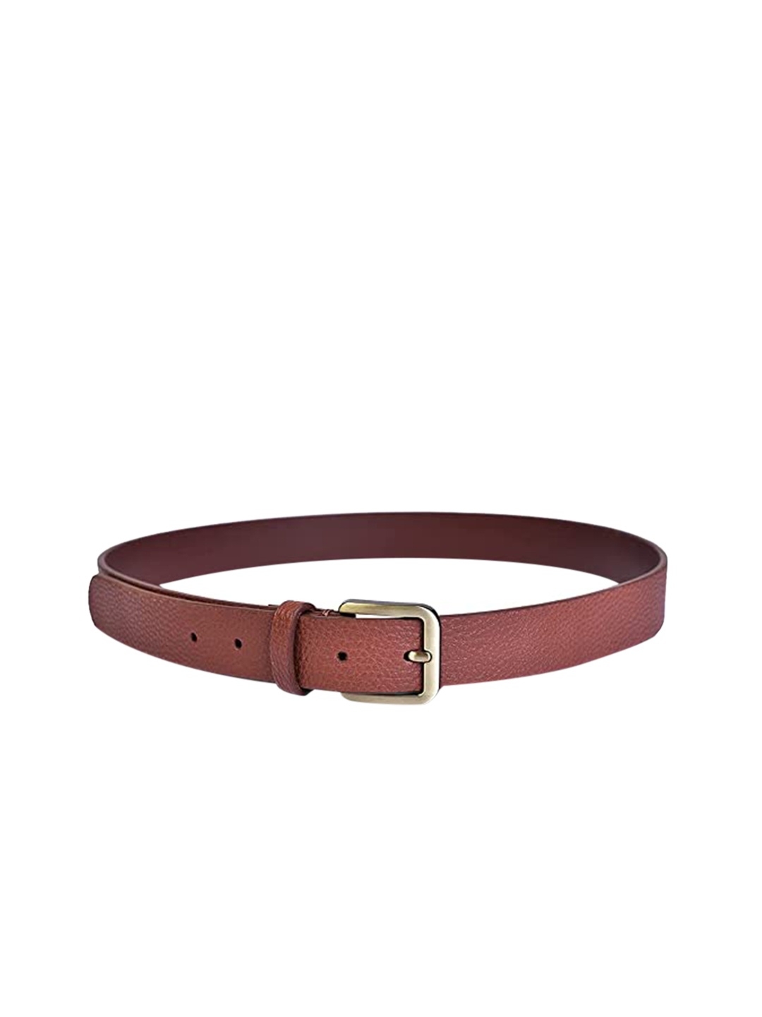 

Belwaba Women Brown Textured PU Belt
