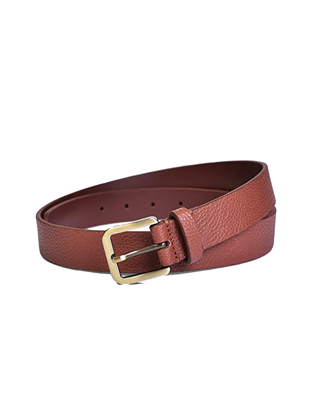 

Belwaba Women Brown Textured PU Formal Belt