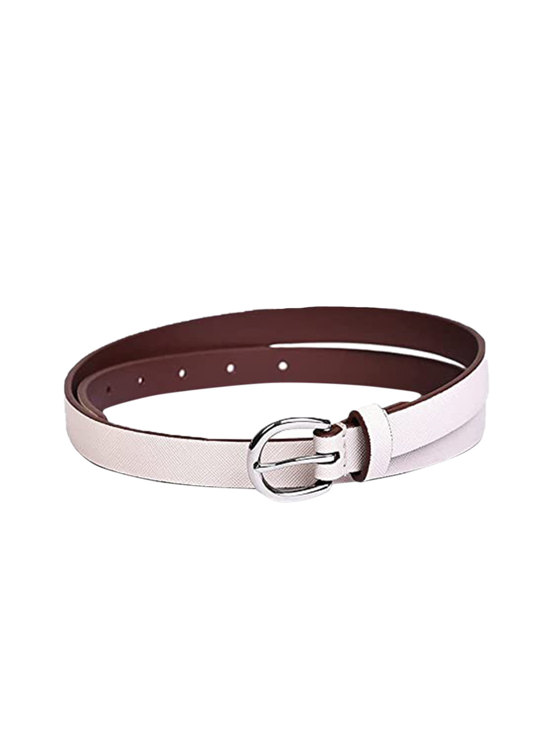 

Belwaba Women Pink Textured PU Formal Belt