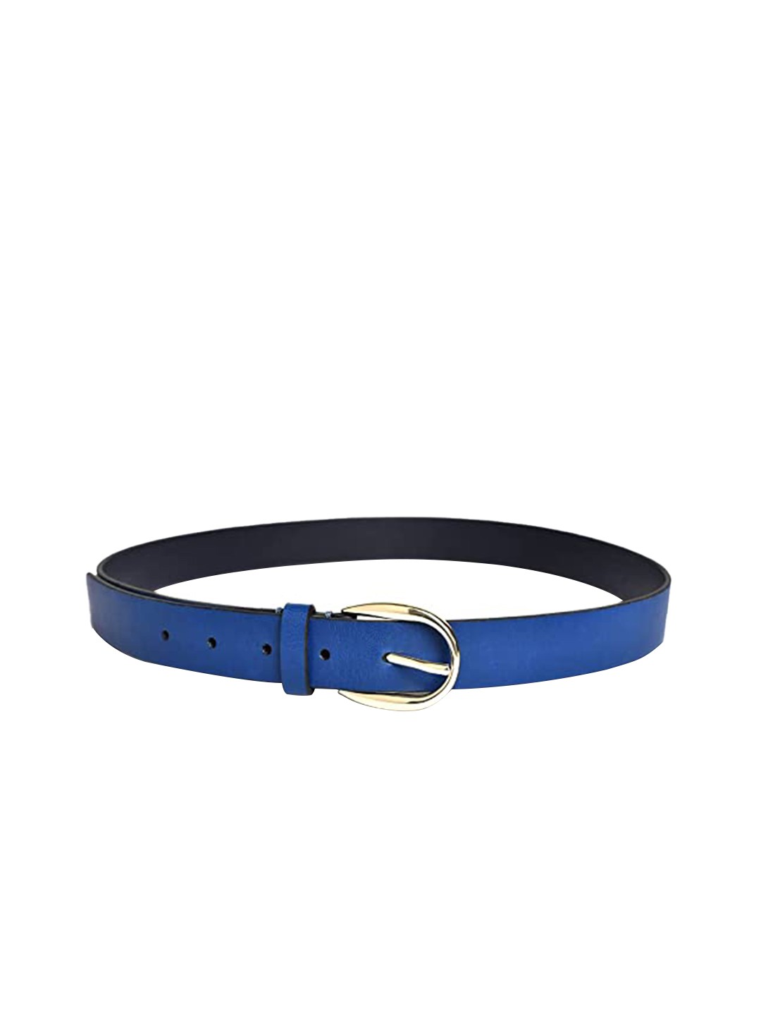 

Belwaba Women Navy Blue Textured PU Formal Belt
