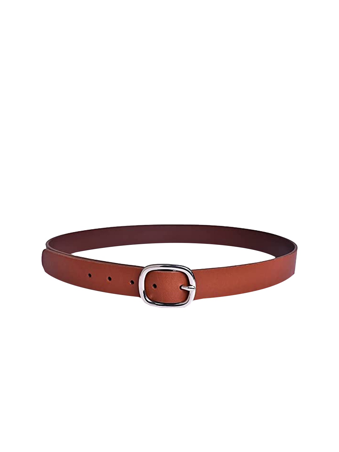 

Belwaba Women Brown Textured PU Formal Belt