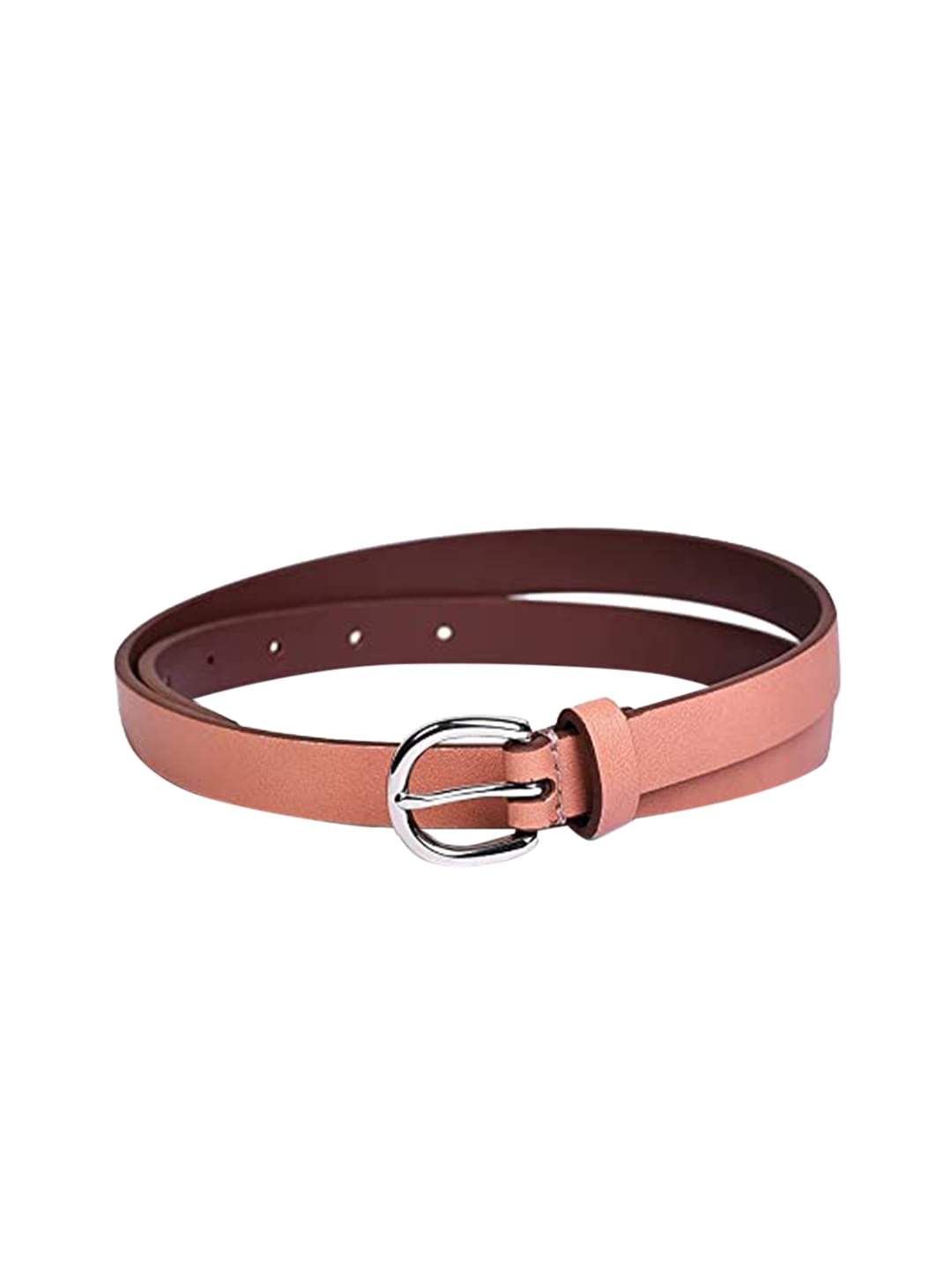 

Belwaba Women Pink Textured PU Belt