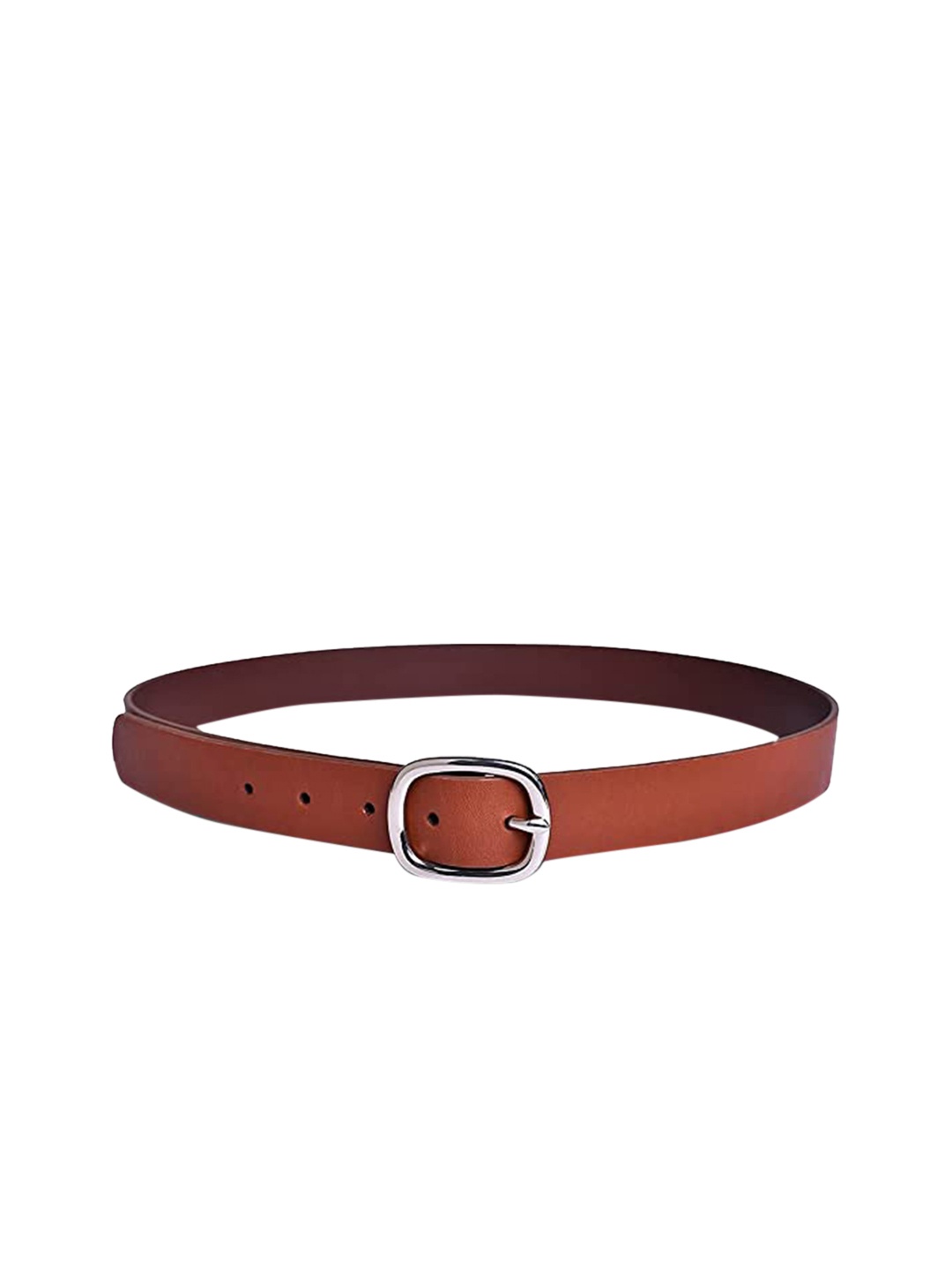 

Belwaba Women Brown Textured PU Belt