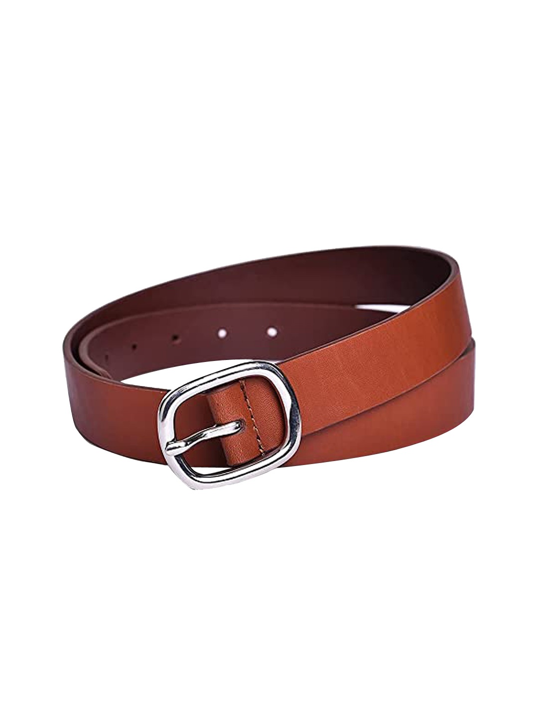 

Belwaba Women Brown Textured PU Formal Belt