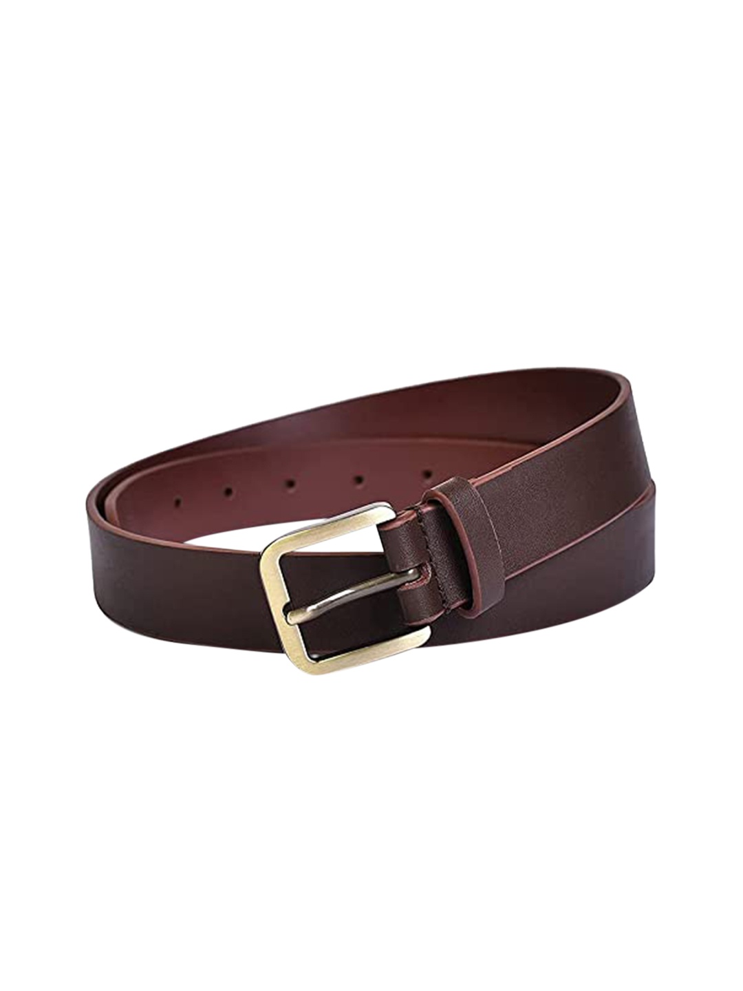 

Belwaba Women Coffee Brown Textured PU Formal Belt