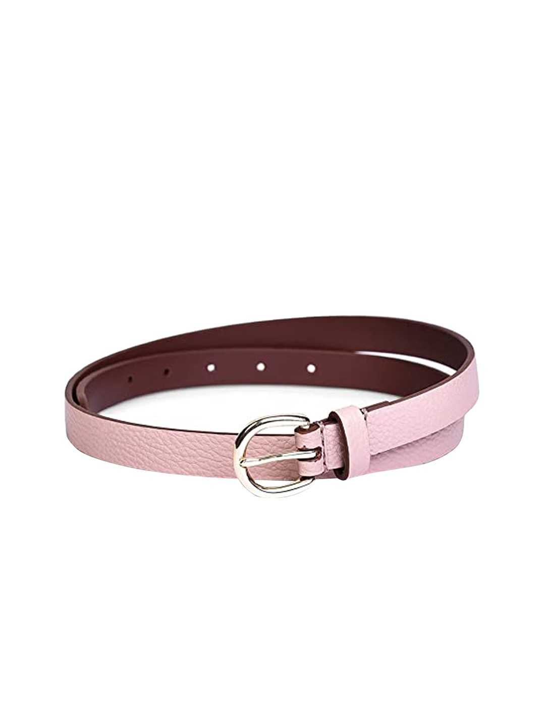 

Belwaba Women Pink Textured Belt