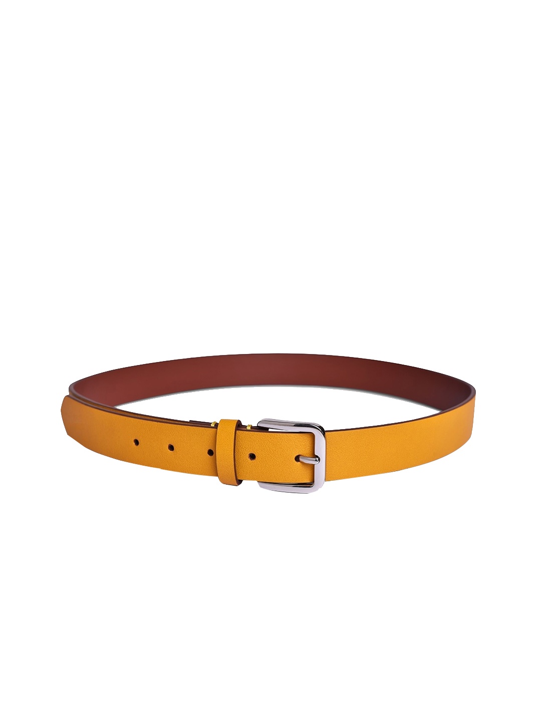 

Belwaba Women Yellow Textured Belt