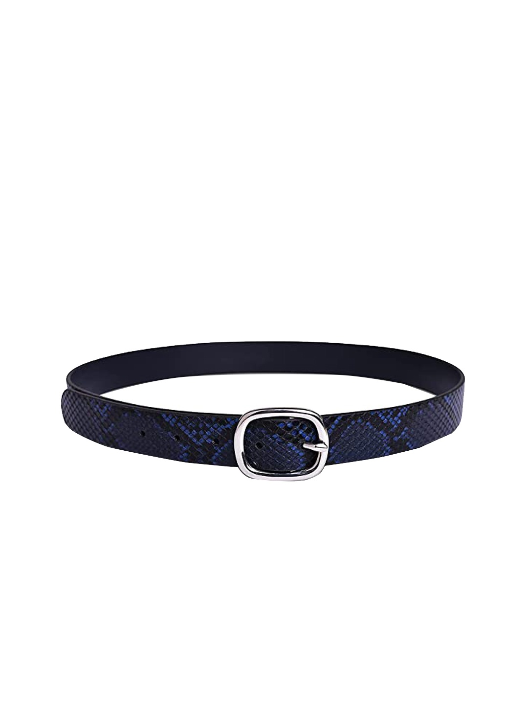 

Belwaba Women Navy Blue Printed PU Belt