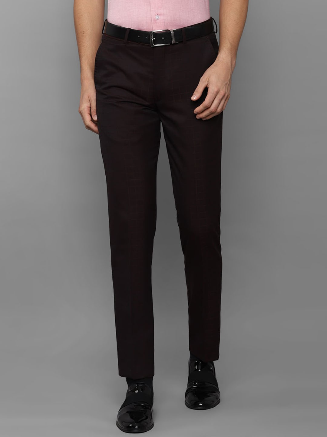 

Louis Philippe Men Brown Slim Fit Trousers