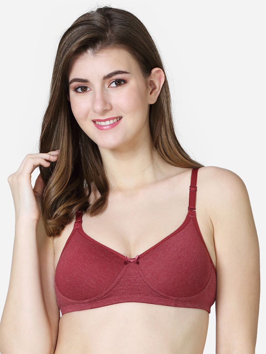 

VStar Maroon Bra Lightly Padded