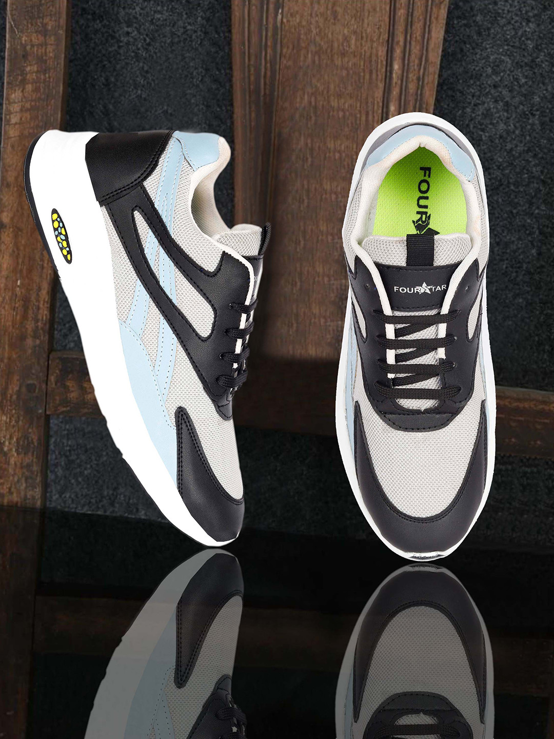 

FOUR STAR TRUCK SALES Men White Walking Non-Marking Shoes