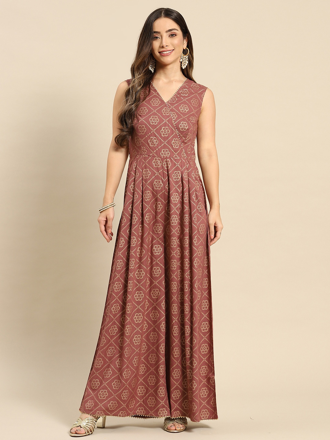 

MABISH by Sonal Jain Rose Printed Basic Jumpsuit