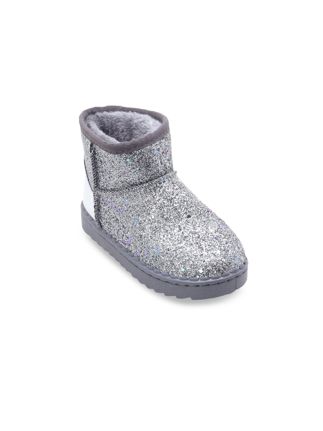 

Hopscotch Girls Grey Applique Sequin Snow Boots