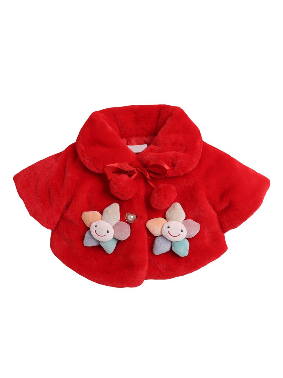 

Hopscotch Girls Red Crop Cape Jacket