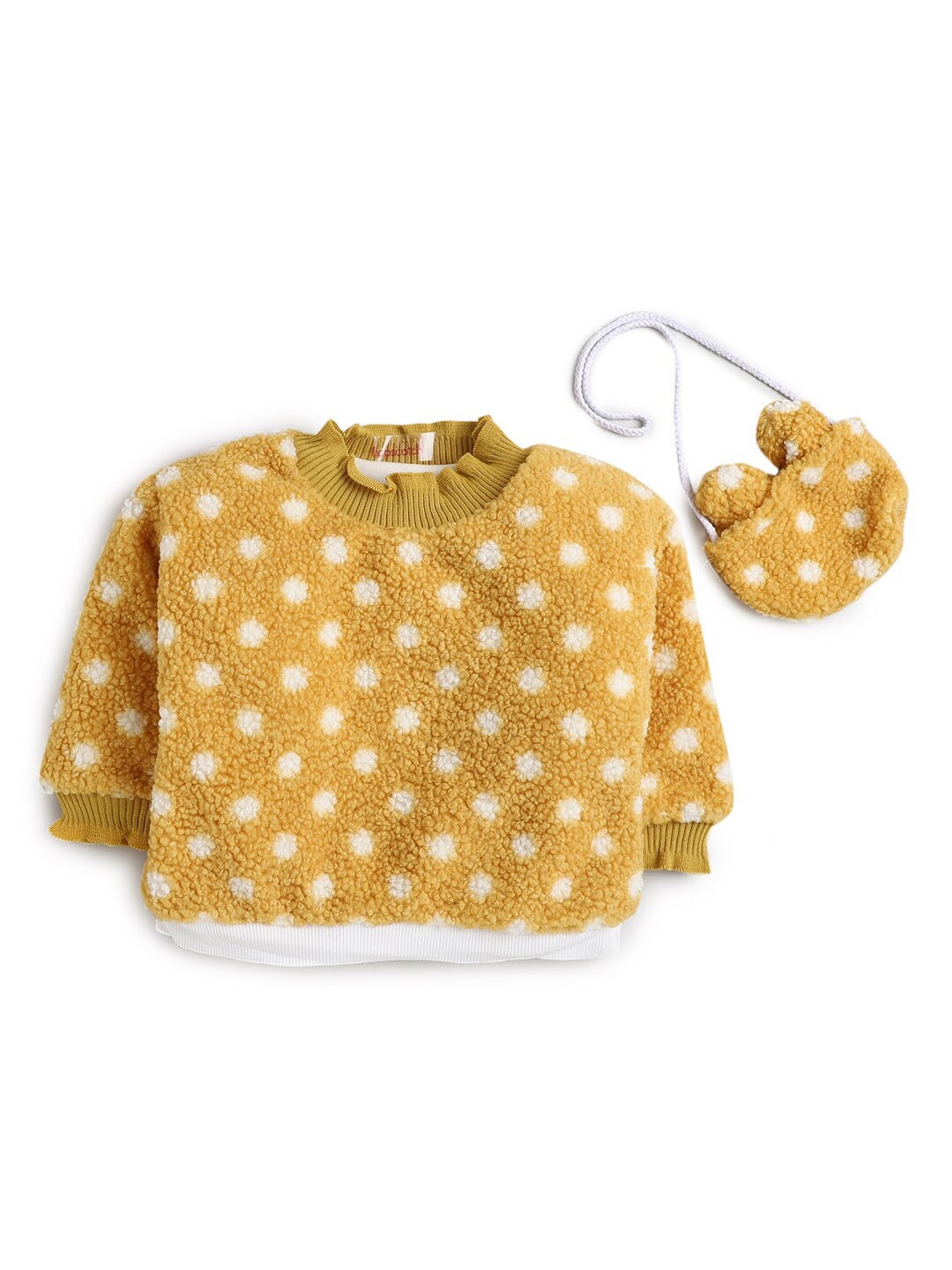 

Hopscotch Girls Yellow Sweatshirt Comes With Bag