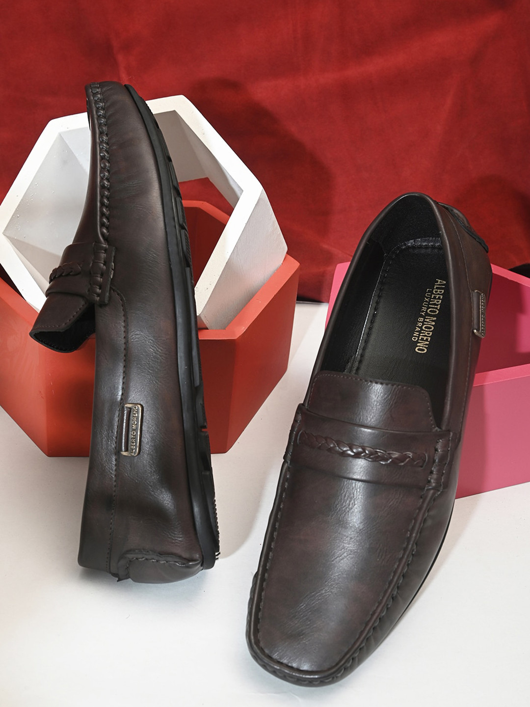 

ALBERTO MORENO Men Brown Casual Loafer