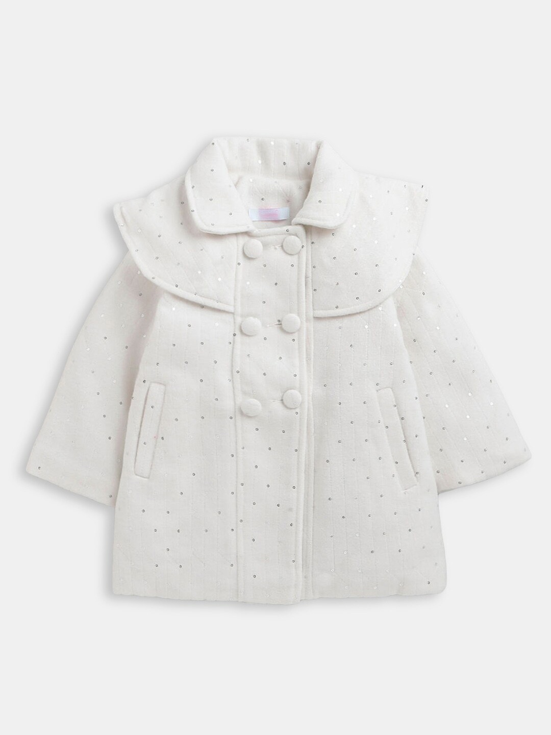 

Hopscotch Girls White Solid Field Coats
