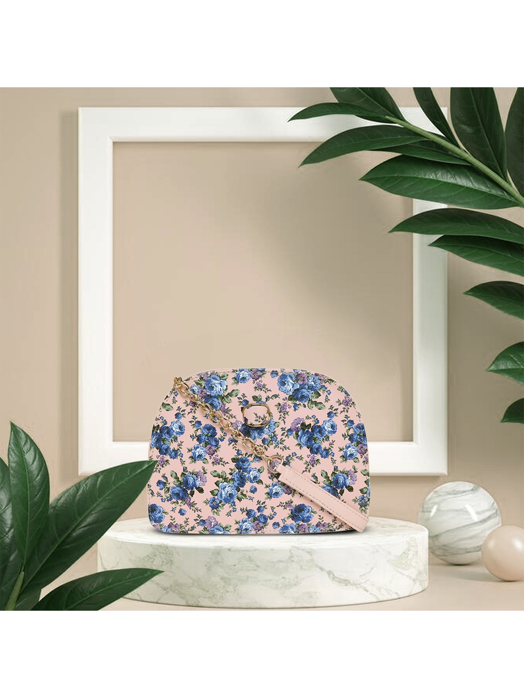 

AMYENCE Black Embellished Bucket Sling Bag