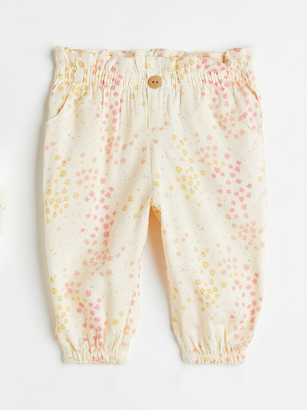 

H&M Girls White Joggers, Multi