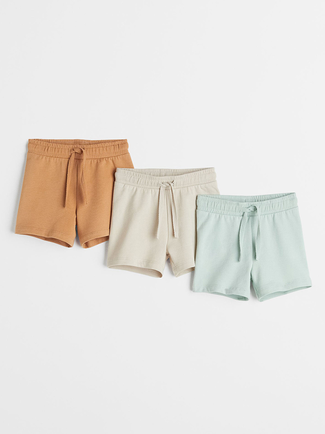 

H&M Boys 3-Pack Sweatshorts, Beige