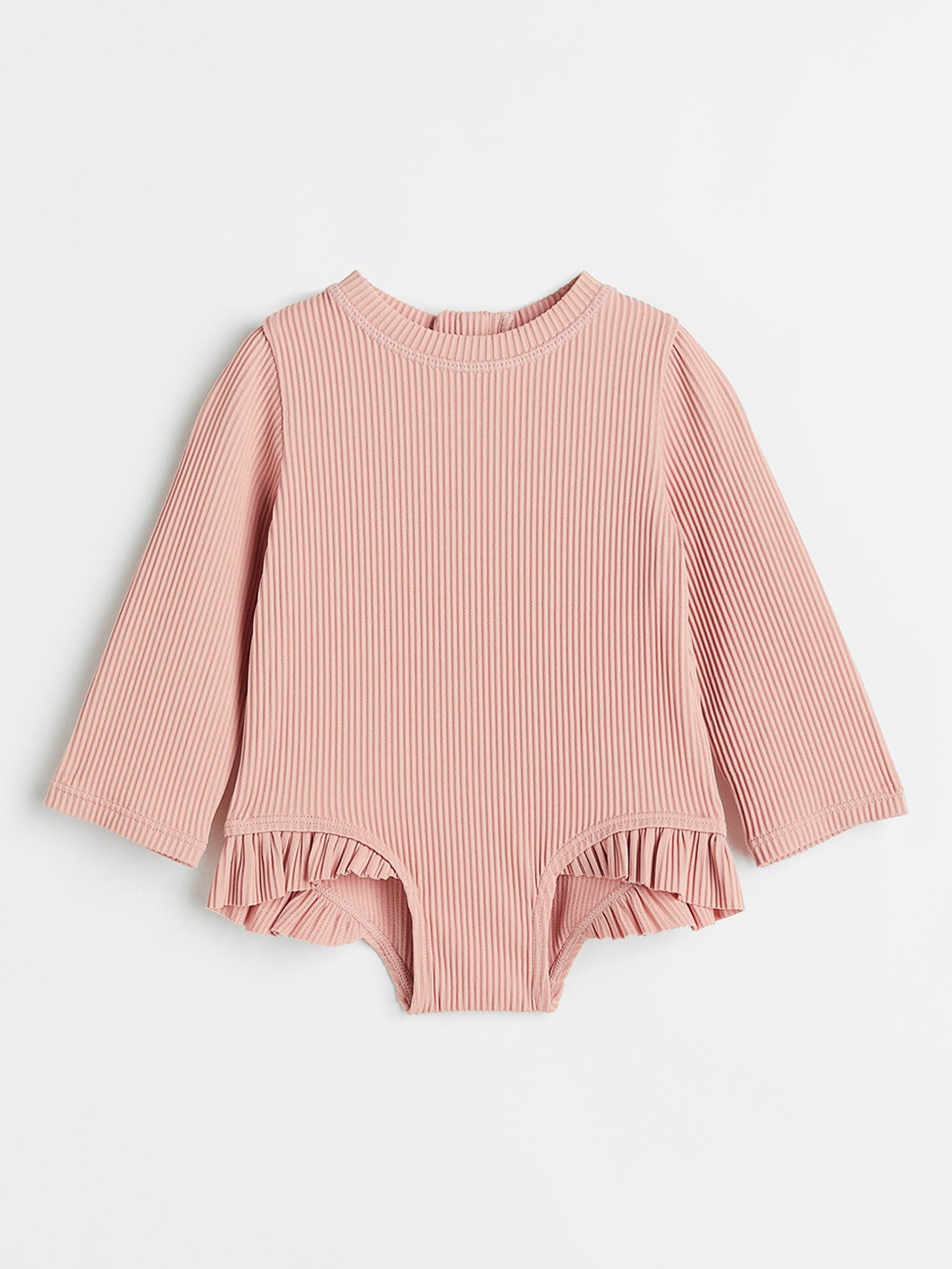 

H&M Girls Pink Long-Sleeved Swimsuit