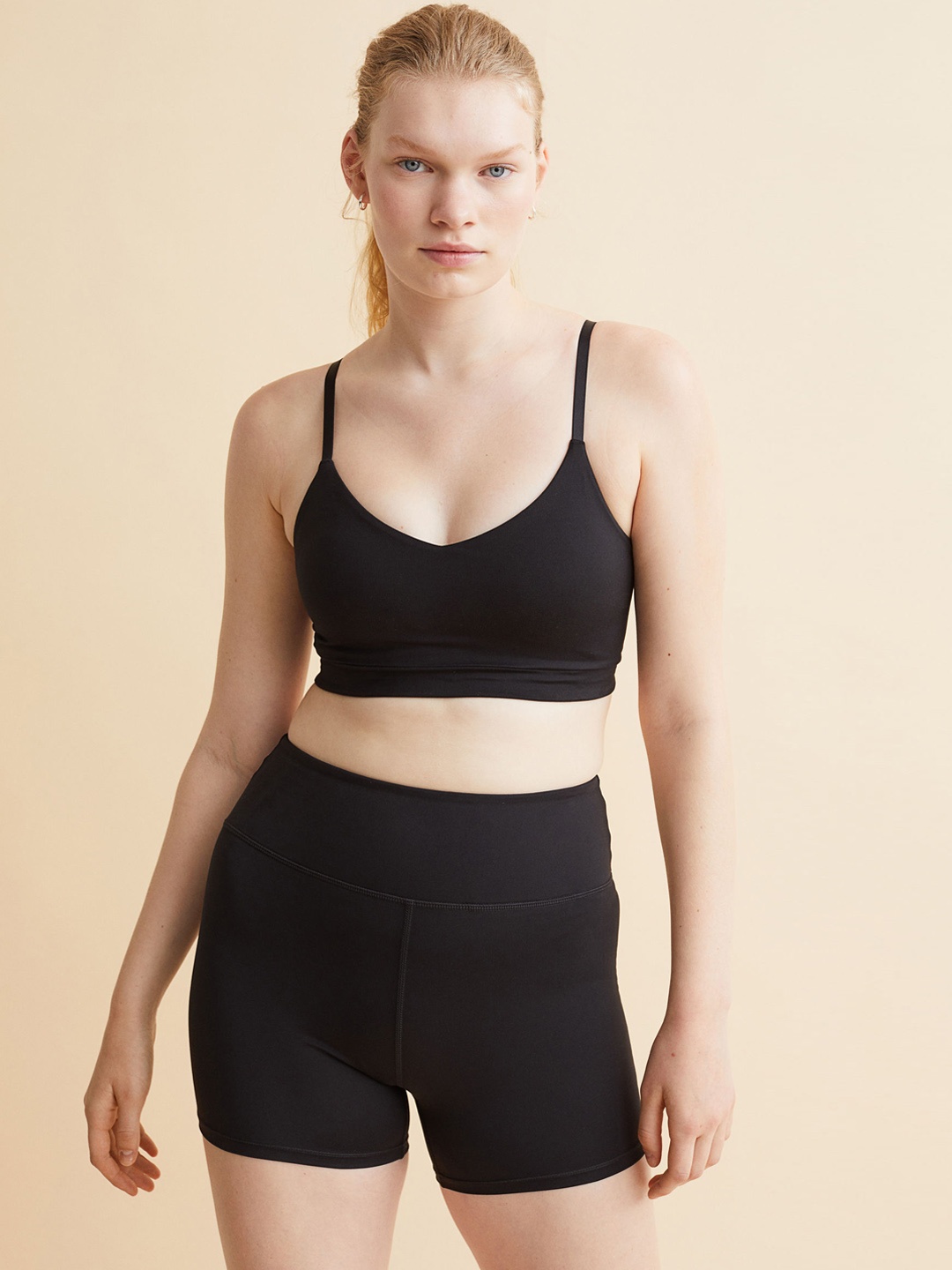 

H&M Women Black Super Soft Hot Pants