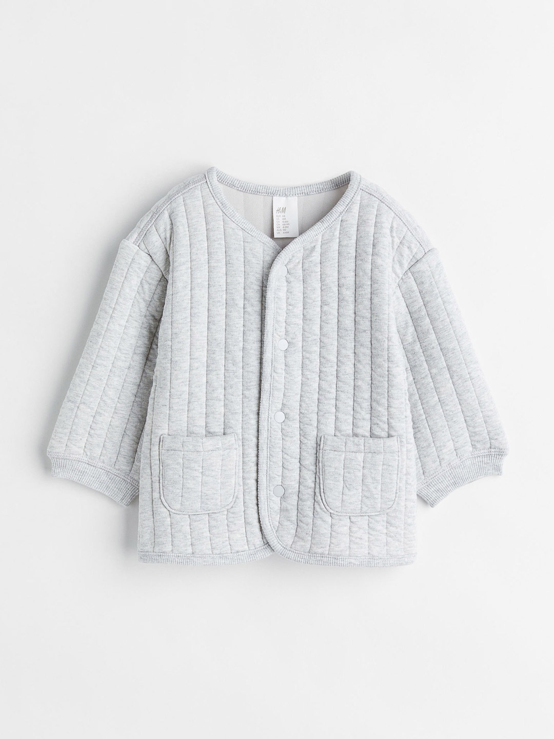 

H&M Boys Grey Quilted Cardigan