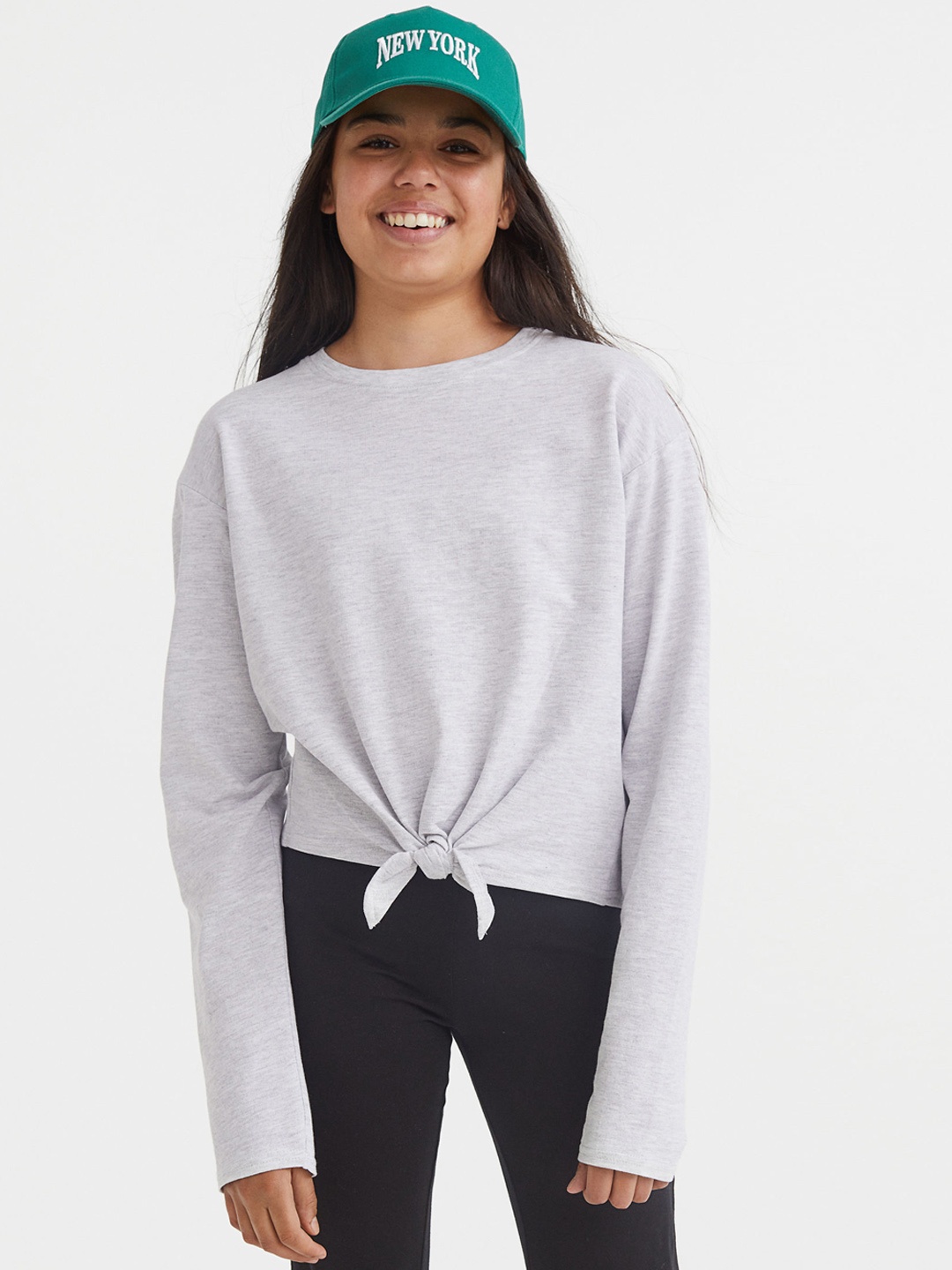 

H&M Girls Black & Grey 2-Piece Cotton Set