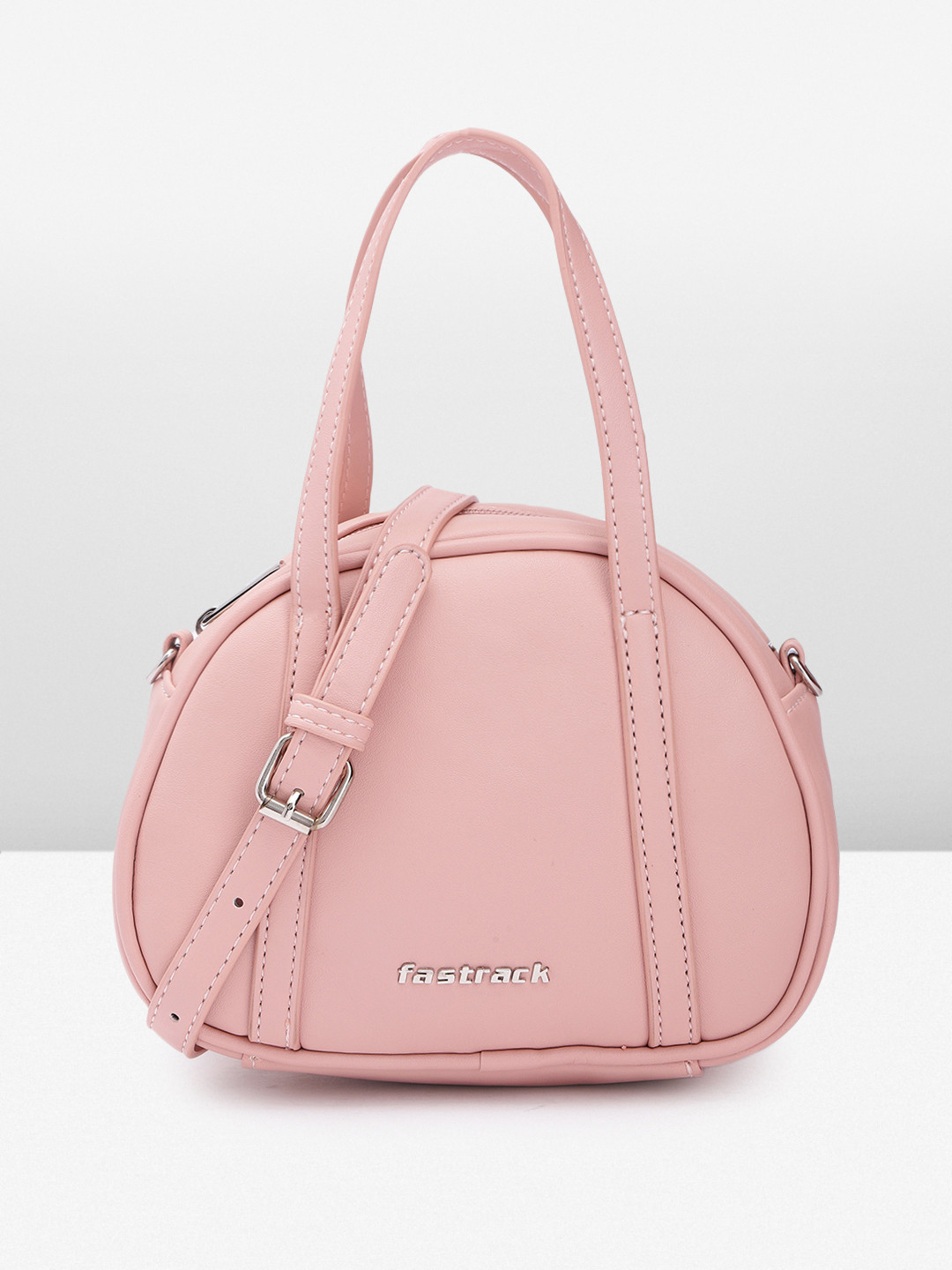 

Fastrack Women Solid Handheld Bag, Pink