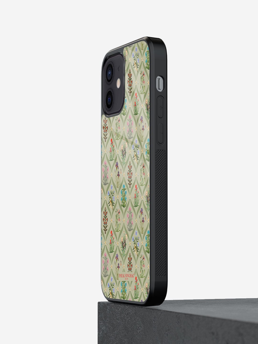 

macmerise Green Printed Payal Singhal Mughal Motifs iPhone 12 Back Case