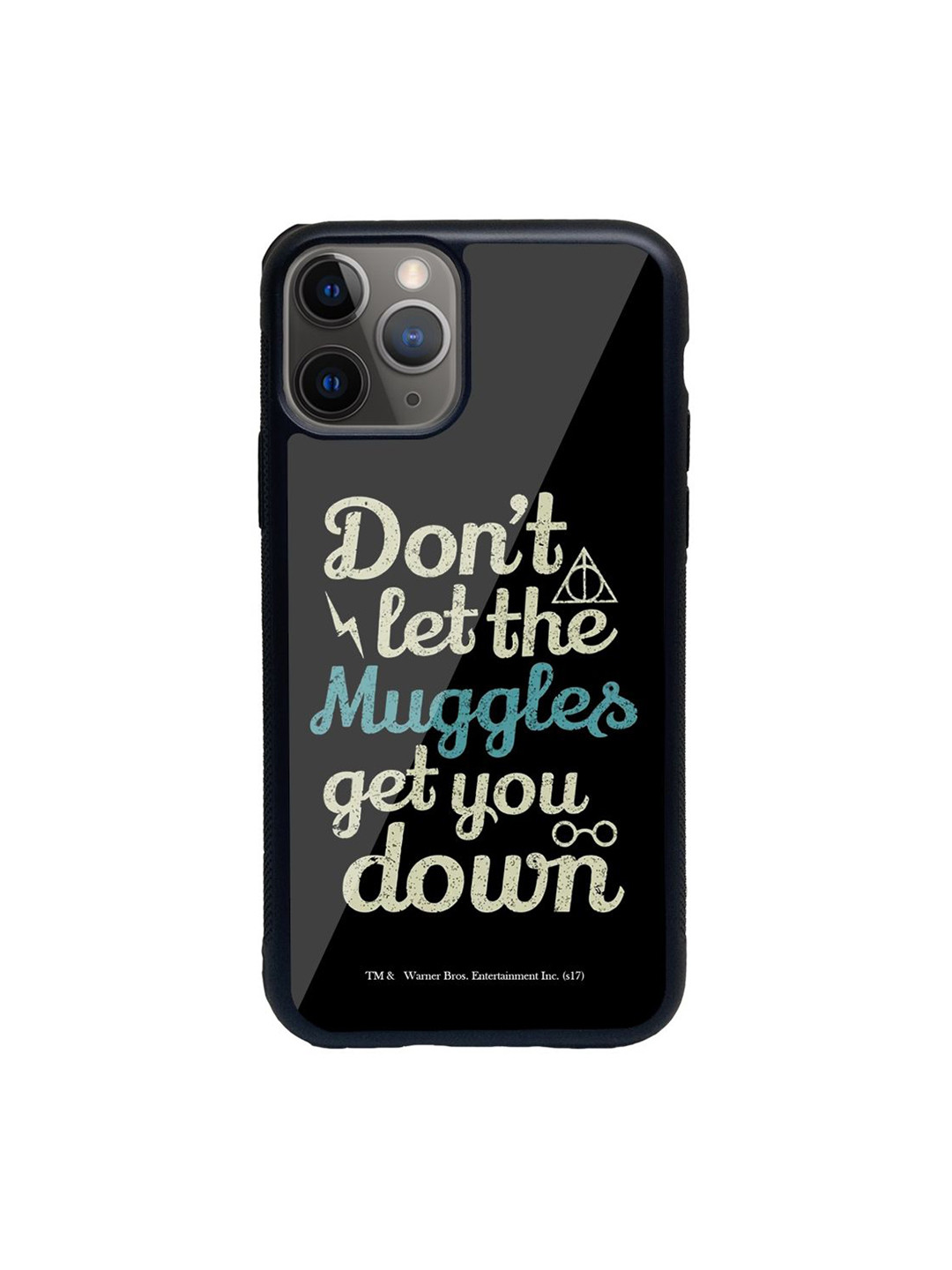 

macmerise Black Printed Muggle Theory iPhone 11 Pro Max Back Case