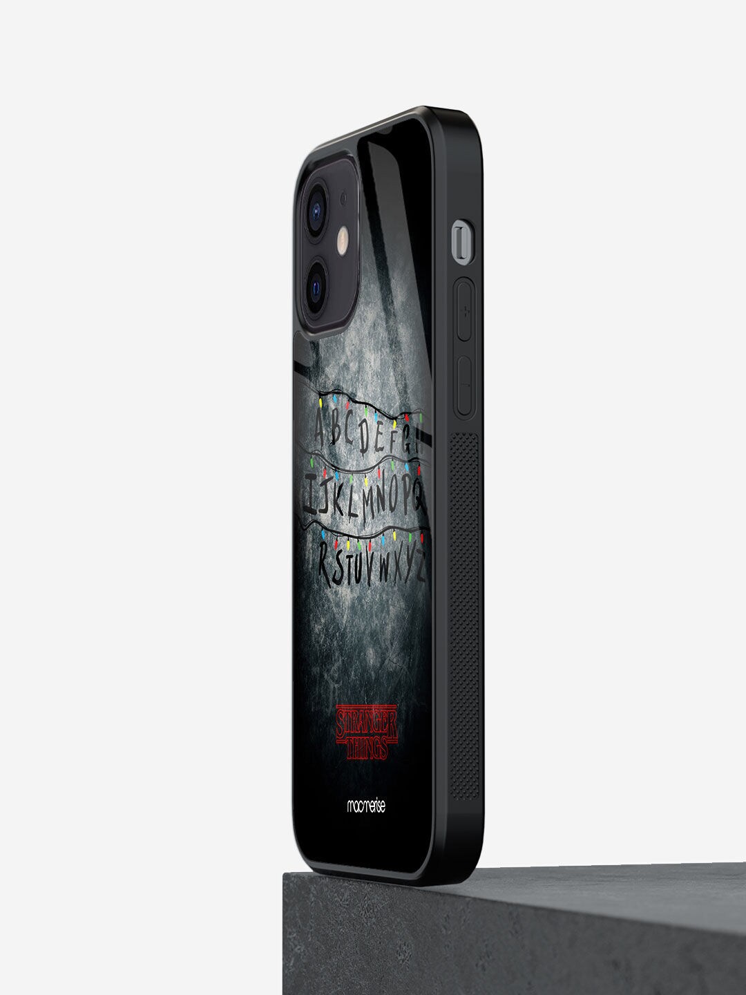 

macmerise Black Printed iPhone 12 Mini Back Case