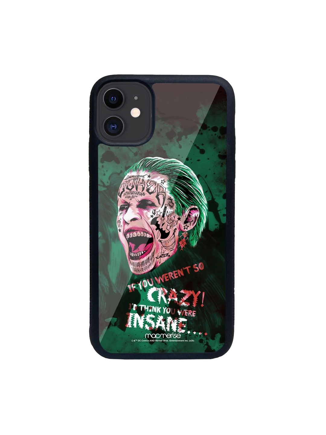 

macmerise Green Printed Crazy Insane Joker iPhone 11 Back Case