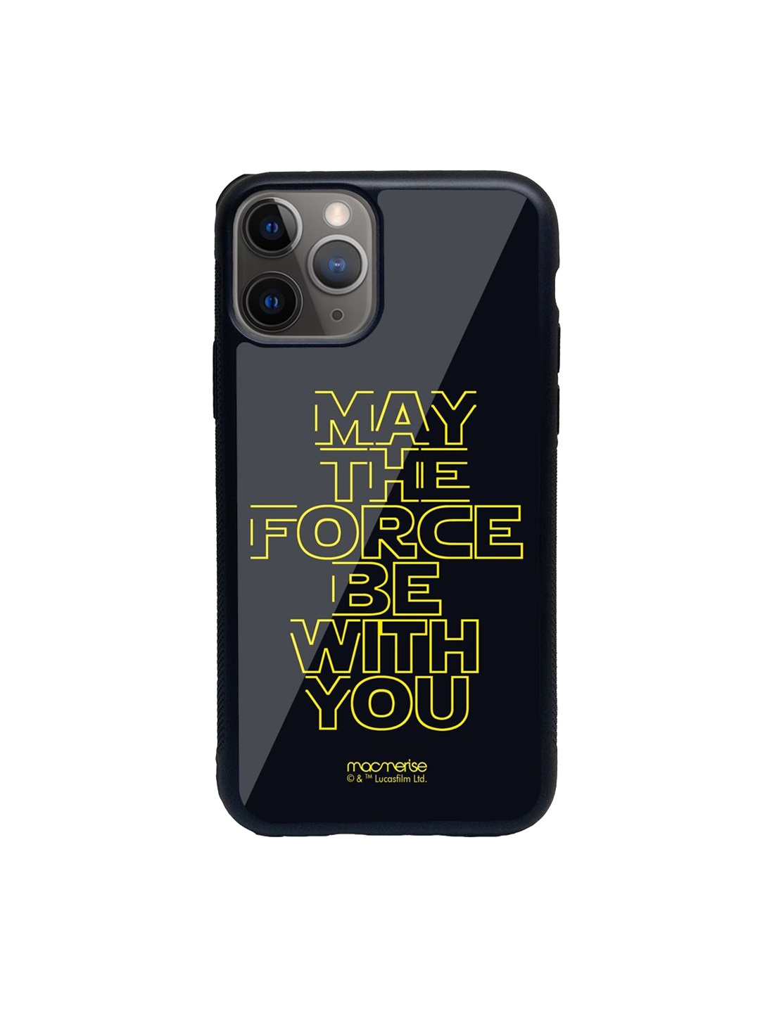 

macmerise Black & Green Classic Star Printed Wars iPhone 11 Pro Max Back Case