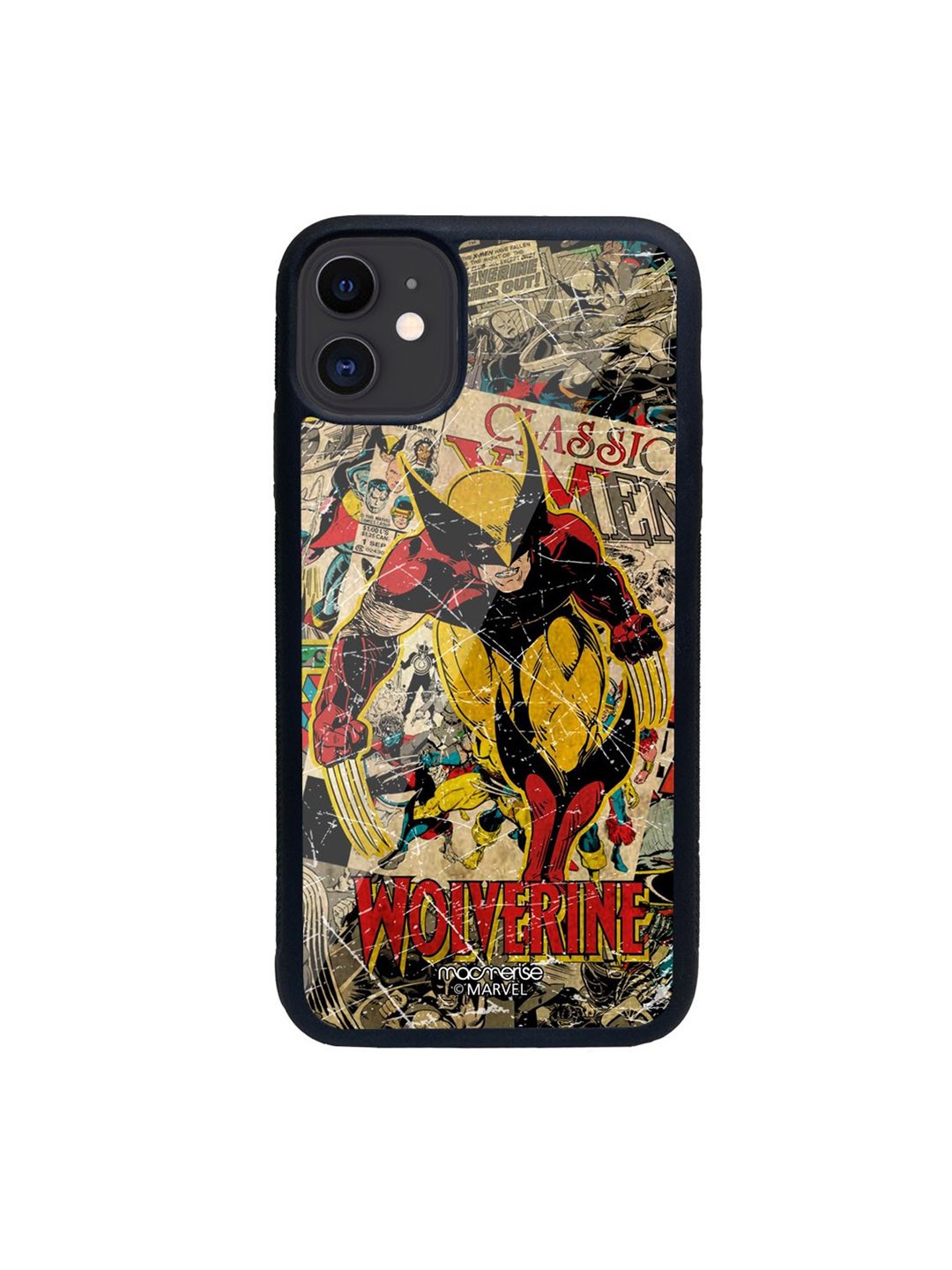 

macmerise Beige Printed Comic Wolverine iPhone 11 Back Case