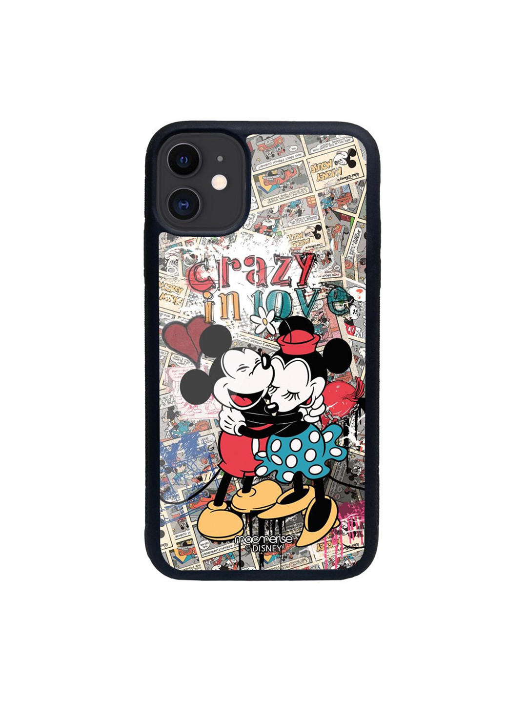 

macmerise Red & White Printed Crazy In Love iPhone 11 Back Case