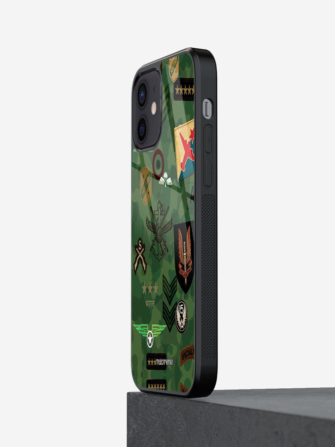 

macmerise Green Printed Roger That iPhone 12 Back Case