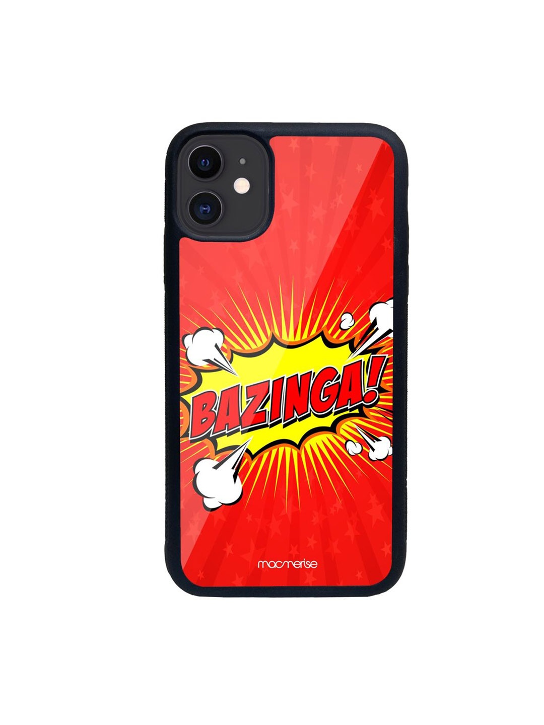 

macmerise Red Typography Printed iPhone 11 Mobile Back Cover