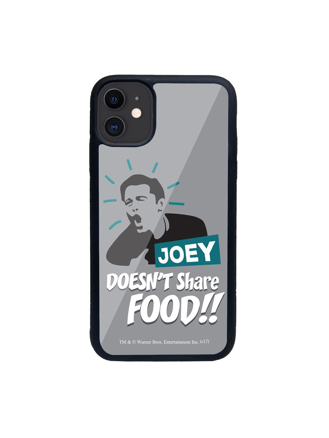 

macmerise Grey Printed Friends Joey Doesn't Share Food iPhone 11 Back Case