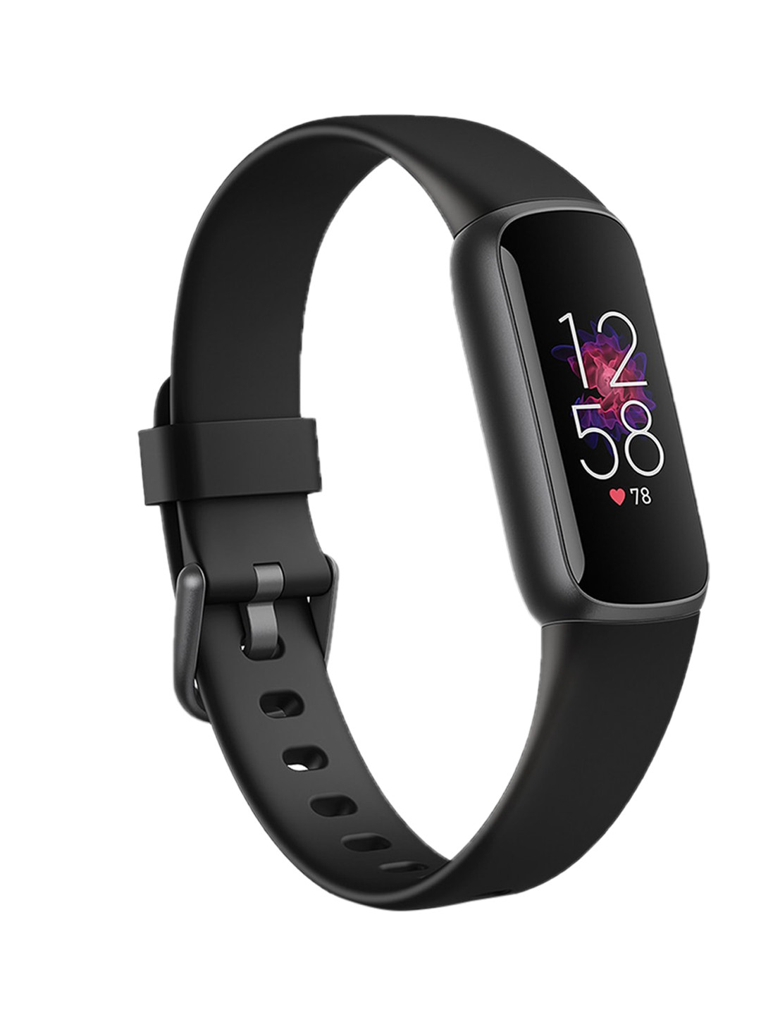 

Fitbit Unisex Solid Luxe Wellness Tracker with Stress Management Fitness Bands, Black