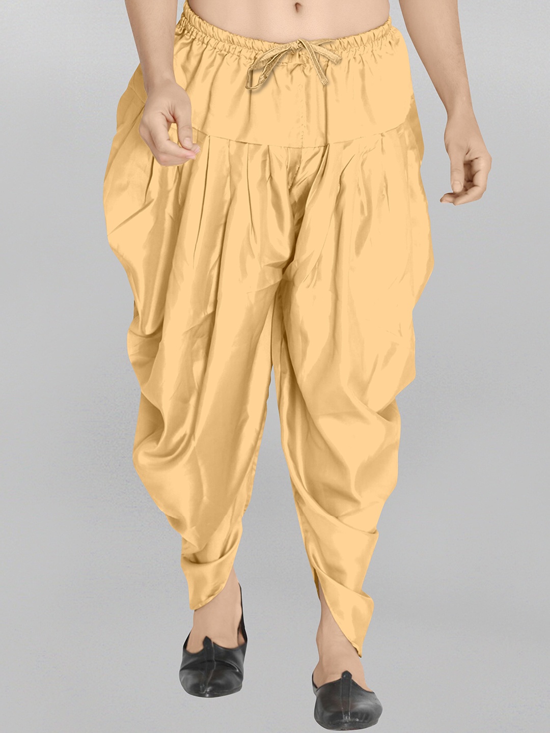 

Fashion FRICKS Men Beige Solid Dhoti Pant