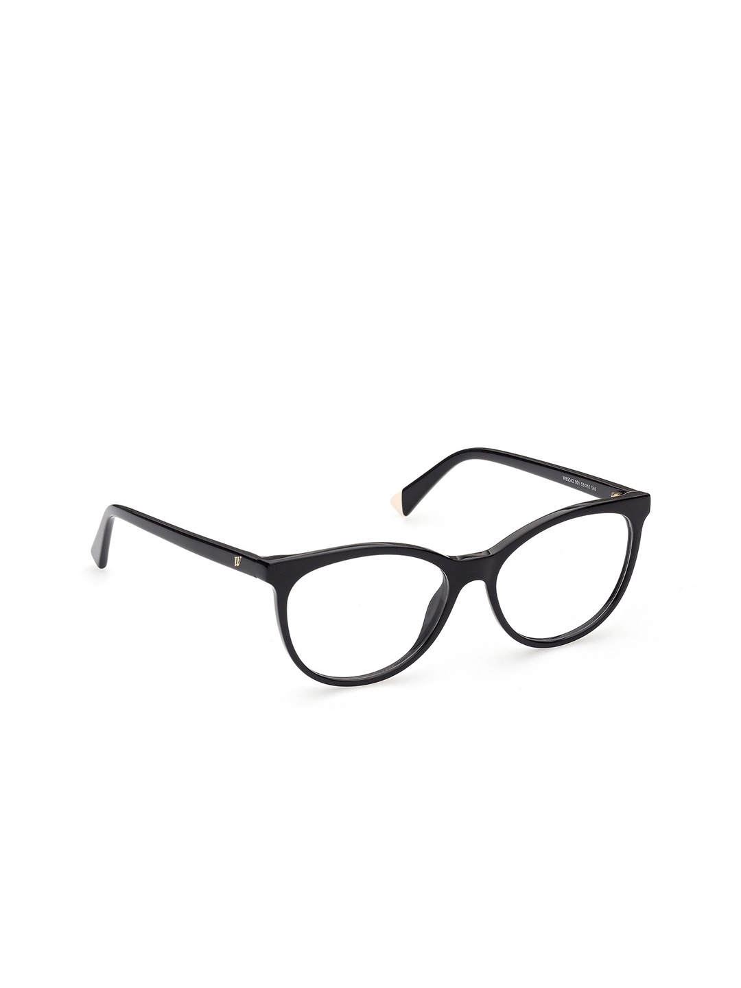 

WEB EYEWEAR Women Black Full Rim Oval Frames WE5342 53 001