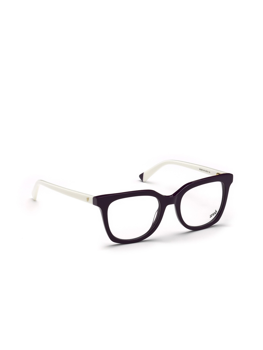 

WEB EYEWEAR Women Transparent & Purple Full Rim Square Frames WE5260 49 083