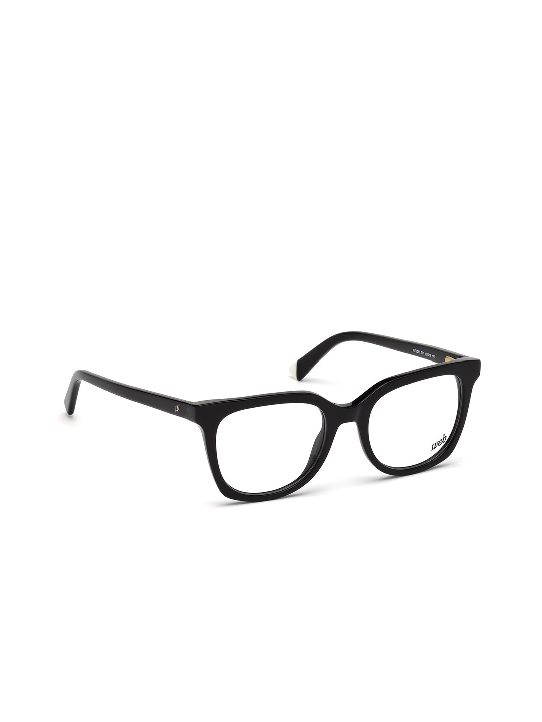 

WEB EYEWEAR Women Transparent & Black Full Rim Square Frames WE5260 49 001