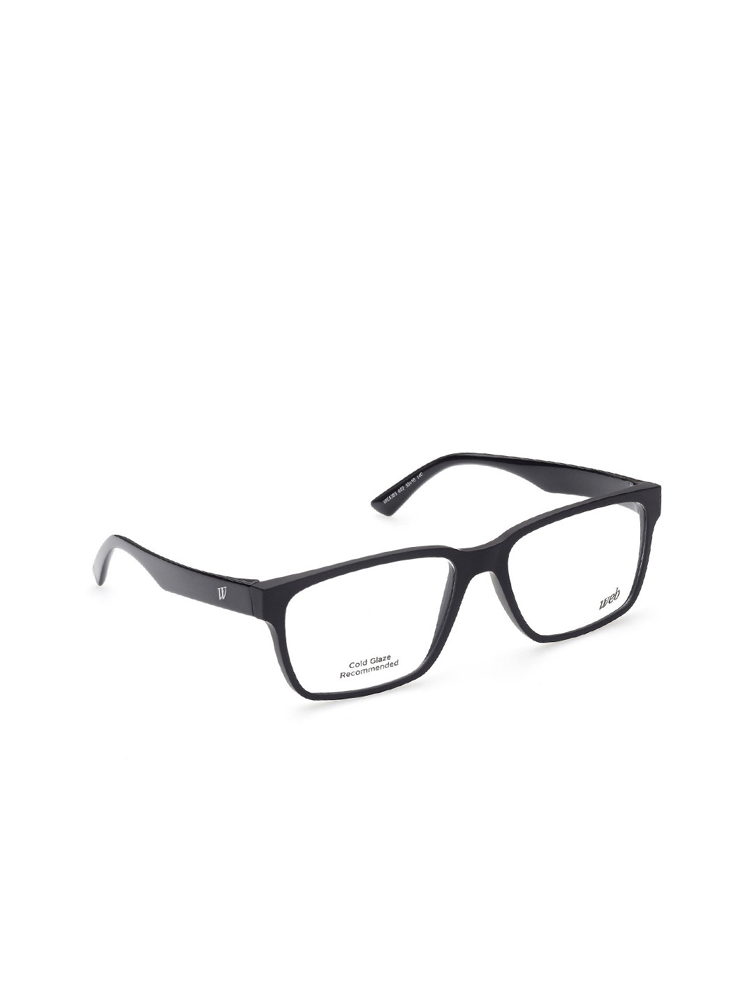 

WEB EYEWEAR Men Black Full Rim Square Frames WE5355 55 002