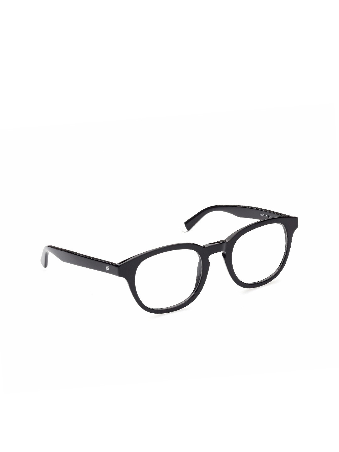 

WEB EYEWEAR Men Black Full Rim Oval Frames WE5371 52 001