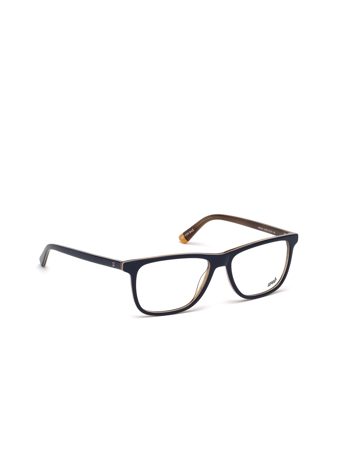 

WEB EYEWEAR Men Black Full Rim Square Frames WE5224 54 092