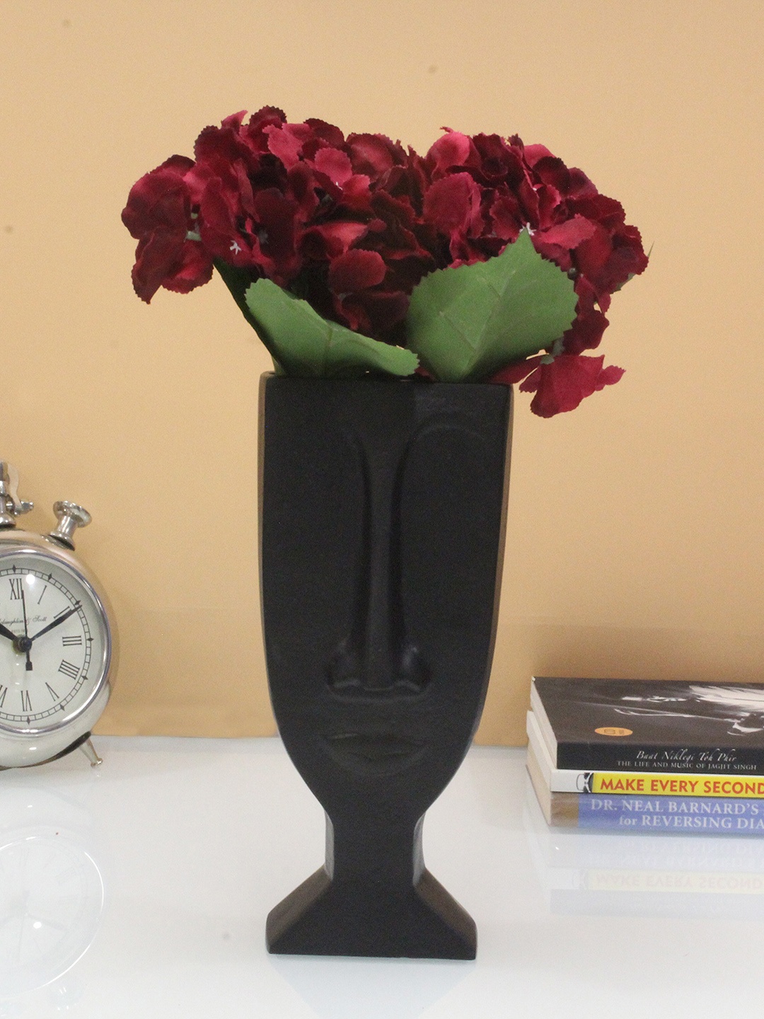 

PolliNation Set Of 2 Red Artificial Hydrangea Flower Bunch