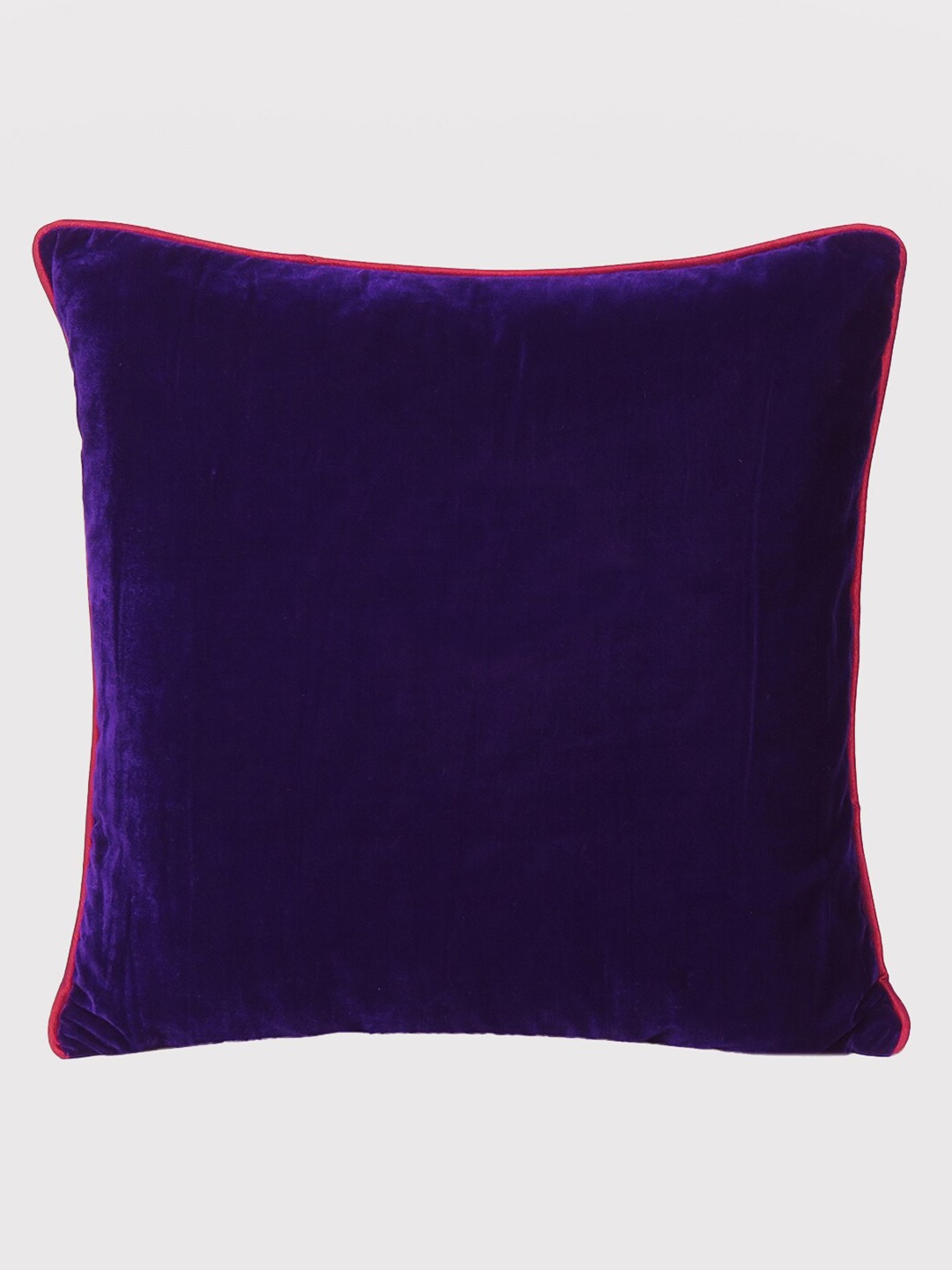 

OUSSUM Blue & Pink Velvet Square Cushion Cover