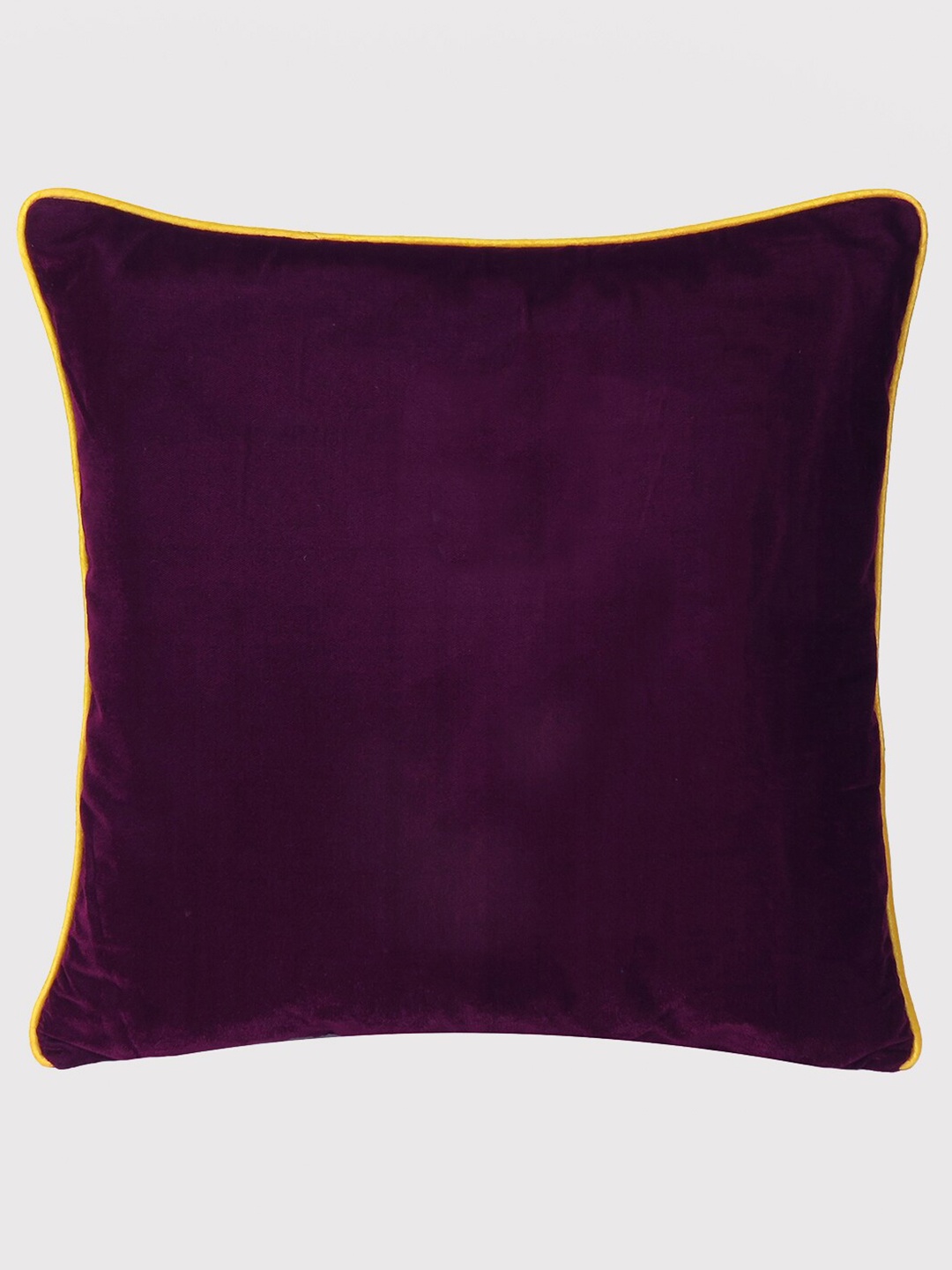 

OUSSUM Red & Yellow Velvet Square Cushion Covers